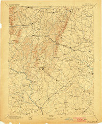 Warrenton Virginia Historical topographic map, 1:125000 scale, 30 X 30 Minute, Year 1894