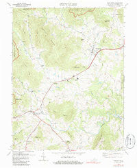 Washington Virginia Historical topographic map, 1:24000 scale, 7.5 X 7.5 Minute, Year 1971