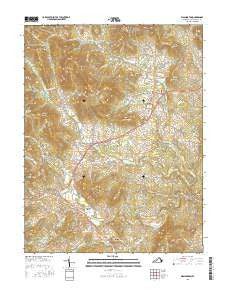 Washington Virginia Current topographic map, 1:24000 scale, 7.5 X 7.5 Minute, Year 2016