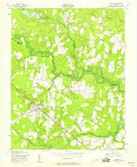 Waverly Virginia Historical topographic map, 1:24000 scale, 7.5 X 7.5 Minute, Year 1956
