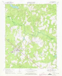 Waverly Virginia Historical topographic map, 1:24000 scale, 7.5 X 7.5 Minute, Year 1969