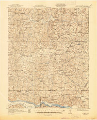 White Plains Virginia Historical topographic map, 1:62500 scale, 15 X 15 Minute, Year 1920