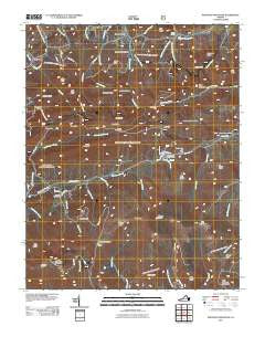 Whitetop Mountain Virginia Historical topographic map, 1:24000 scale, 7.5 X 7.5 Minute, Year 2011