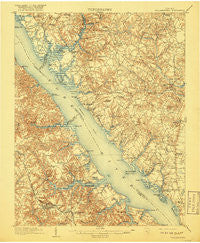 Williamsburg Virginia Historical topographic map, 1:62500 scale, 15 X 15 Minute, Year 1906