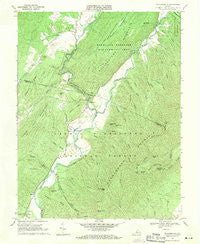 Williamsville Virginia Historical topographic map, 1:24000 scale, 7.5 X 7.5 Minute, Year 1969