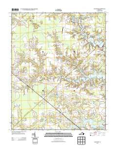 Windsor Virginia Historical topographic map, 1:24000 scale, 7.5 X 7.5 Minute, Year 2013