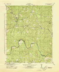 Winterpock Virginia Historical topographic map, 1:31680 scale, 7.5 X 7.5 Minute, Year 1944