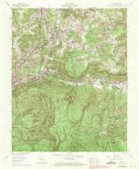Wise Virginia Historical topographic map, 1:24000 scale, 7.5 X 7.5 Minute, Year 1957