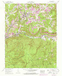 Wise Virginia Historical topographic map, 1:24000 scale, 7.5 X 7.5 Minute, Year 1957