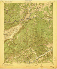 Wise Virginia Historical topographic map, 1:62500 scale, 15 X 15 Minute, Year 1921