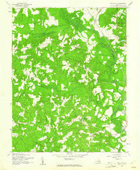 Woodford Virginia Historical topographic map, 1:24000 scale, 7.5 X 7.5 Minute, Year 1942