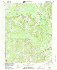 Woodford Virginia Historical topographic map, 1:24000 scale, 7.5 X 7.5 Minute, Year 1969