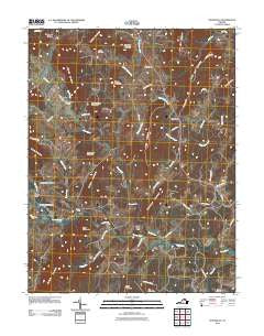 Woodville Virginia Historical topographic map, 1:24000 scale, 7.5 X 7.5 Minute, Year 2011