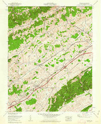 Wyndale Virginia Historical topographic map, 1:24000 scale, 7.5 X 7.5 Minute, Year 1960