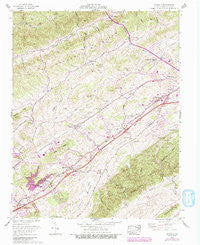Wyndale Virginia Historical topographic map, 1:24000 scale, 7.5 X 7.5 Minute, Year 1960