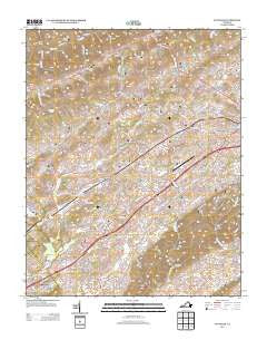 Wyndale Virginia Historical topographic map, 1:24000 scale, 7.5 X 7.5 Minute, Year 2013