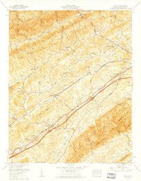 Wyndale Virginia Historical topographic map, 1:24000 scale, 7.5 X 7.5 Minute, Year 1960