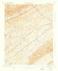 Wyndale Virginia Historical topographic map, 1:24000 scale, 7.5 X 7.5 Minute, Year 1938