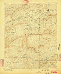 Wytheville Virginia Historical topographic map, 1:125000 scale, 30 X 30 Minute, Year 1892