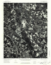 Yellow Tavern Virginia Historical topographic map, 1:24000 scale, 7.5 X 7.5 Minute, Year 1974