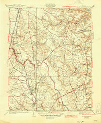 Yellow Tavern Virginia Historical topographic map, 1:31680 scale, 7.5 X 7.5 Minute, Year 1938