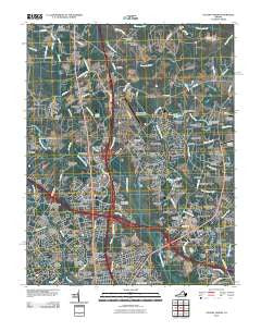 Yellow Tavern Virginia Historical topographic map, 1:24000 scale, 7.5 X 7.5 Minute, Year 2010