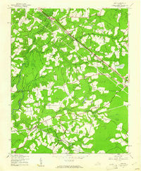 Zuni Virginia Historical topographic map, 1:24000 scale, 7.5 X 7.5 Minute, Year 1944