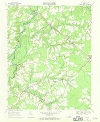 Zuni Virginia Historical topographic map, 1:24000 scale, 7.5 X 7.5 Minute, Year 1969