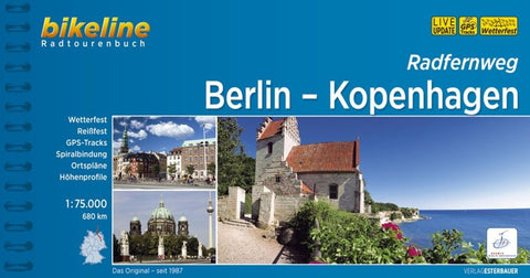 Buy map Berlin to Kopenhagen Cycling Guide