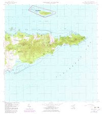 East Point Virgin Islands Historical topographic map, 1:24000 scale, 7.5 X 7.5 Minute, Year 1958