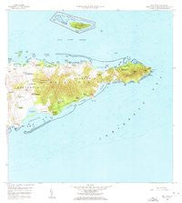 East Point Virgin Islands Historical topographic map, 1:24000 scale, 7.5 X 7.5 Minute, Year 1958