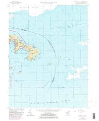 Eastern St. John Virgin Islands Historical topographic map, 1:24000 scale, 7.5 X 7.5 Minute, Year 1958