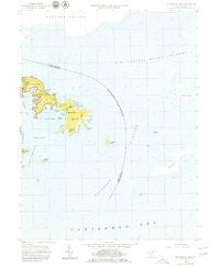 Eastern St. John Virgin Islands Historical topographic map, 1:24000 scale, 7.5 X 7.5 Minute, Year 1958