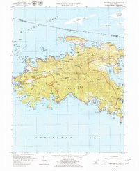 Western St. John Virgin Islands Historical topographic map, 1:24000 scale, 7.5 X 7.5 Minute, Year 1958