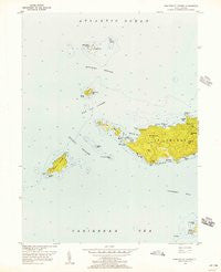 Western St. Thomas Virgin Islands Historical topographic map, 1:24000 scale, 7.5 X 7.5 Minute, Year 1955
