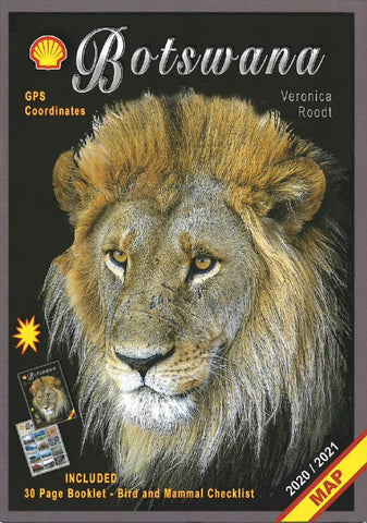 Buy map Map of Botswana with booklet