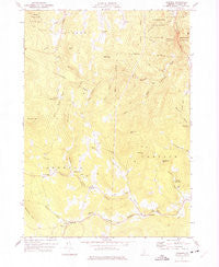 Andover Vermont Historical topographic map, 1:24000 scale, 7.5 X 7.5 Minute, Year 1971