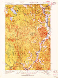 Averill Vermont Historical topographic map, 1:62500 scale, 15 X 15 Minute, Year 1953