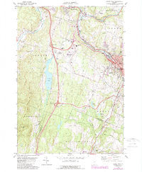Barre West Vermont Historical topographic map, 1:24000 scale, 7.5 X 7.5 Minute, Year 1978