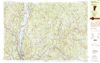 Bellows Falls Vermont Historical topographic map, 1:25000 scale, 7.5 X 15 Minute, Year 1985