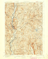 Bellows Falls New Hampshire Historical topographic map, 1:62500 scale, 15 X 15 Minute, Year 1930