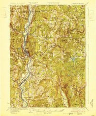 Bellows Falls New Hampshire Historical topographic map, 1:62500 scale, 15 X 15 Minute, Year 1930