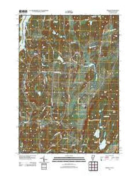 Benson Vermont Historical topographic map, 1:24000 scale, 7.5 X 7.5 Minute, Year 2012