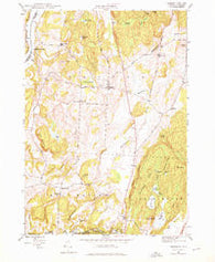 Benson Vermont Historical topographic map, 1:24000 scale, 7.5 X 7.5 Minute, Year 1946