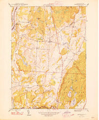Benson Vermont Historical topographic map, 1:24000 scale, 7.5 X 7.5 Minute, Year 1948