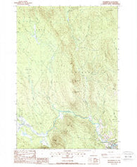 Bloomfield Vermont Historical topographic map, 1:24000 scale, 7.5 X 7.5 Minute, Year 1988