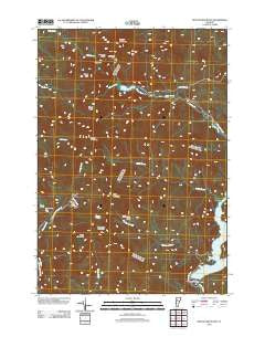 Bolton Mountain Vermont Historical topographic map, 1:24000 scale, 7.5 X 7.5 Minute, Year 2012