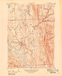 Brandon Vermont Historical topographic map, 1:31680 scale, 7.5 X 7.5 Minute, Year 1946