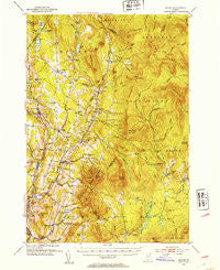 Burke Vermont Historical topographic map, 1:62500 scale, 15 X 15 Minute, Year 1951