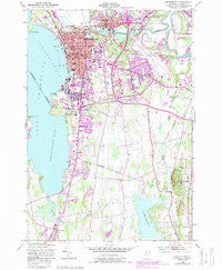 Burlington Vermont Historical topographic map, 1:24000 scale, 7.5 X 7.5 Minute, Year 1948